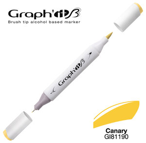 Marqueur manga à l'alcool Graph'it Brush 1190 Canary