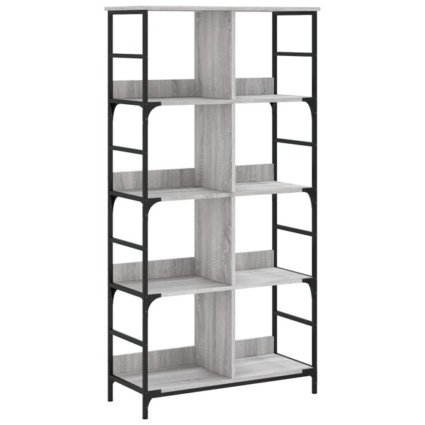 vidaXL Bibliothèque sonoma gris 78 5x33x153 cm bois d'ingénierie