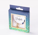Bracelet  z avec perles bleues