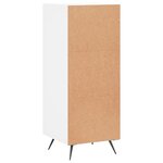 vidaXL Buffet blanc 34 5x34x90 cm bois d'ingénierie