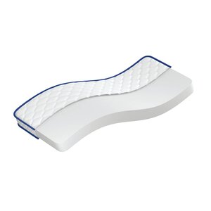 vidaXL Matelas en mousse à mémoire de forme blanc 80x160x17 cm doux