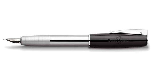 stylo à plume LOOM PIANO Pte Moyenne Laqué Noir FABER-CASTELL