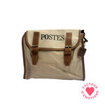Besace petit modèle beige "Postes" – Musée Postal