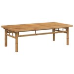 vidaXL Table basse 110x55x35 cm bambou