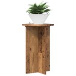 vidaXL Support de Plante 2 pièces Bois ancien Ø40 x 60 cm