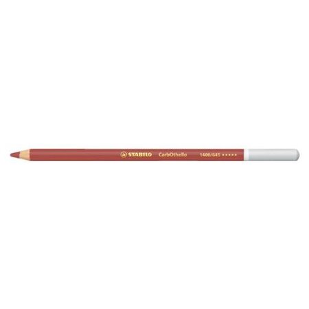 Crayon de couleur fusain pastel carbothello ocre rouge stabilo