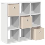 vidaXL Buffet Blanc 73 5 x 24 x 69 5 cm