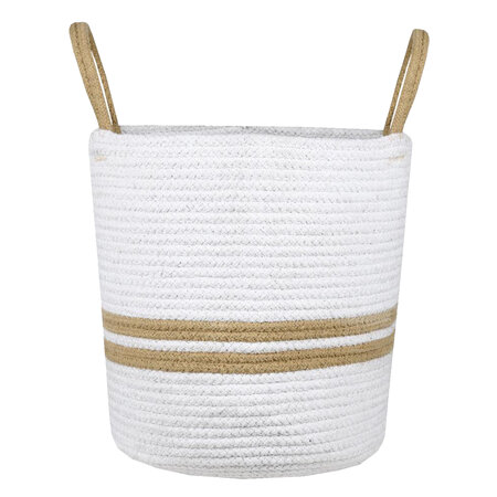 Panier en coton guam - blanc