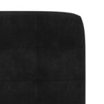 vidaXL Chaises à manger lot de 4 Noir Velours