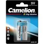 Blister 1 Pile Digi Alkaline 9V 6LR61 CAMELION