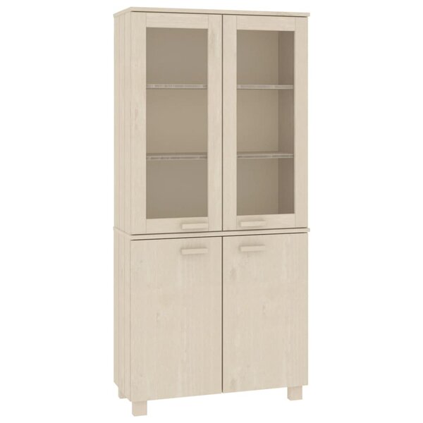 vidaXL Buffet HAMAR Bois massif de pin Marron miel