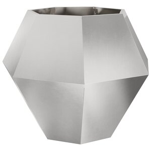 vidaXL Jardinière Argent 100 x 100 x 80 cm Acier inoxydable