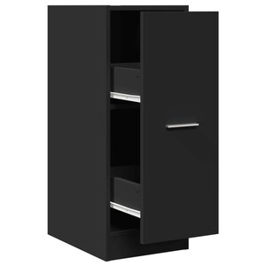 vidaXL Armoire d'apothicaire noir 30x41x77 5 cm bois d'ingénierie