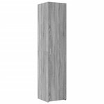 vidaXL Armoire de rangement mince sonoma gris 40x42 5x225 cm