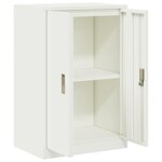 vidaXL Armoire de rangement Blanc 60 x 40 x 90 cm Acier