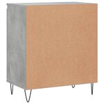 vidaXL Buffet Gris béton 60x35x70 cm Bois d'ingénierie