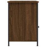 vidaXL Tables de chevet 2Pièces Chêne marron 40x42x60cm Bois d'ingénierie