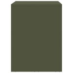 vidaXL Armoire murale pour garage Vert olive 80 x 40 x 53 cm
