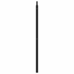 vidaXL Tête de lit métal noir 135 cm