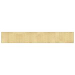vidaXL Tapis rectangulaire naturel clair 60x400 cm bambou