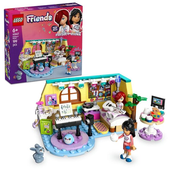 LEGO Friends 42647 — La chambre de Paisley set de construction pour enfants à partir de 6 ans.