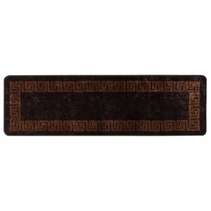 vidaXL Coureur de Tapis MARSA Noir 50 x 150 cm Polyester et PVC