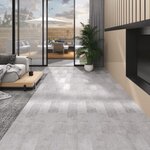 vidaXL Planches de plancher PVC Non auto-adhésif 5 26m² 2mm Gris terre