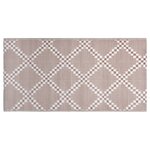 vidaXL Tapis d'extérieur ARAKIL marron 120x180 cm PP