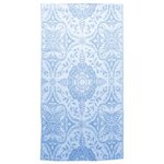 vidaXL Tapis d'extérieur ARAKIL Bleu azuré 120x180 cm PP