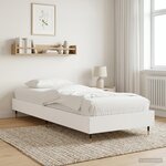 vidaXL Cadre de lit Blanc 80 x 200 cm Bois d'ingénierie