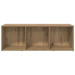 vidaXL Meuble TV chêne artisanal Bois d'ingénierie