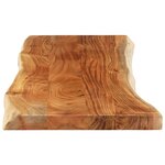 vidaXL Dessus de table 140x40x3 8 cm rectangulaire bois massif acacia