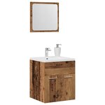 vidaXL Ensemble de meubles salle de bain 2 Pièces bois d'ingénierie