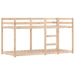 vidaXL Lit superposé sans matelas 90x190 cm bois de pin massif