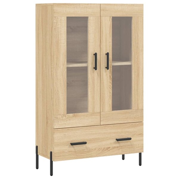 vidaXL Buffet haut chêne sonoma 69 5x31x115 cm bois d'ingénierie