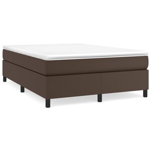 vidaXL Cadre de lit marron 140x190 cm similicuir