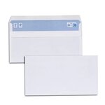 Gpv lot de 500 enveloppes dl, 110 x 220 mm, blanc, 80 g/m2