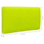 vidaXL Canapé d'angle palette de jardin Bois de pin imprégné de blanc