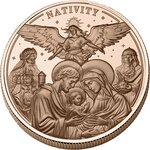 Monnaie NATIVITY 5 Oz Cuivre 500 Francs Cameroon 2025 (PRÉCOMMANDE)