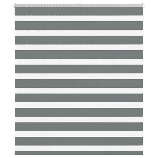 vidaXL Store zèbre gris foncé largeur du tissu 115 9 cm polyester