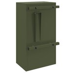 vidaXL boîte aux lettres Vert olive 30 x 23 x 55 cm Acier