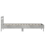 vidaXL Cadre de lit sans matelas avec lumières LED 90x200 cm