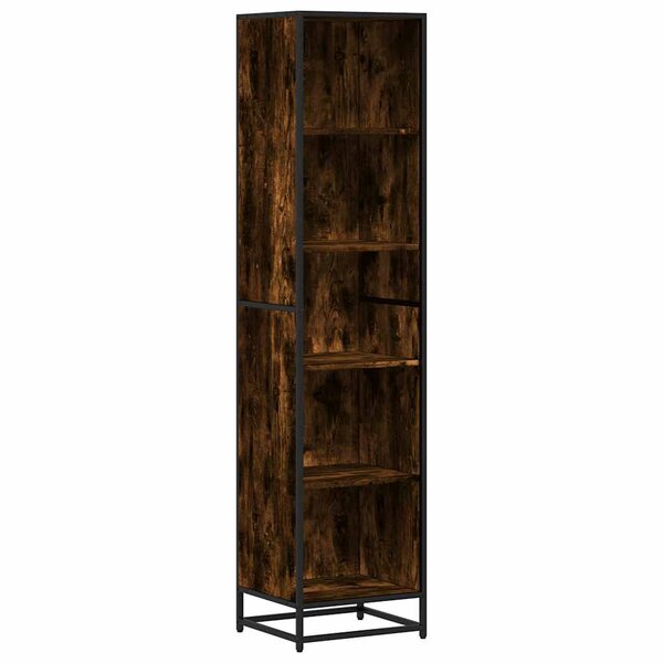 vidaXL Bibliothèque chêne fumé 40x35x170 5 cm bois d'ingénierie