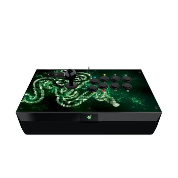 Stick Arcade Gamer Atrox filaire 9 boutons Razer Noir et Vert pour Xbox One / PC