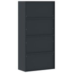 vidaXL Classeur anthracite 90x40x180 cm Acier