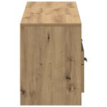 vidaXL Meuble TV chêne artisanal 150x33 5x45 cm bois d'ingénierie