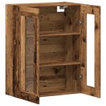 vidaXL Armoire murale vieux bois 69 5x34x90 cm