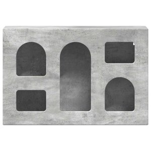 vidaXL Armoire suspendue Gris béton 60 x 20 x 40 cm Bois d'ingénierie