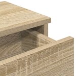vidaXL Étagère murale avec tiroirs chêne sonoma bois d'ingénierie