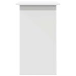 vidaXL Bureau Blanc 80x45x74 cm Bois d’ingénierie